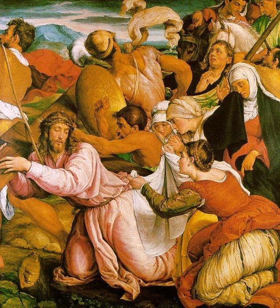 Bassano,J. The Procession to Calvary, 1540, oil on canvas, N. ,    