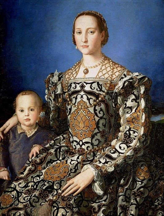 Bronzino Eleanora di Toledo and Ferdinando deMedici, ca 154. , 