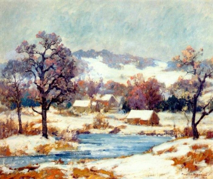 braun the first snow c1922-3. , 