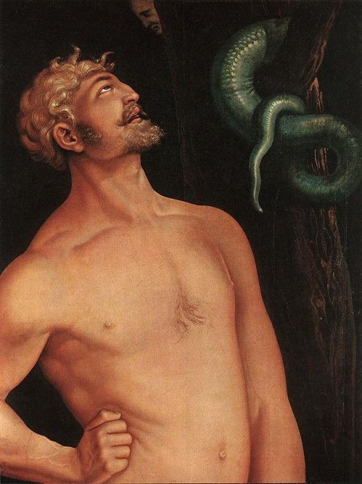 BALDUNG GRIEN Hans Adam detail.  Grien, 