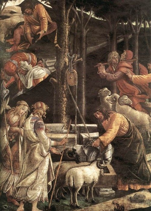 Botticelli Scenes from the Life of Moses detail 1. , Alessandro