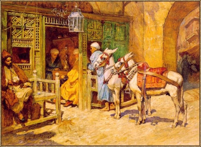 Bridgman Cairo-Donkeys-sj. , 