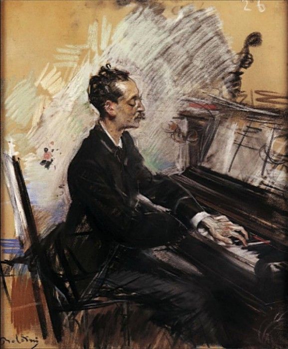 Il Pianista A Rey Colaco 1883. Boldini, 