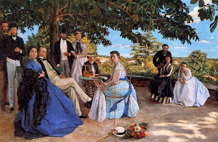Bazille Frederic Reunion de famille Sun. , 