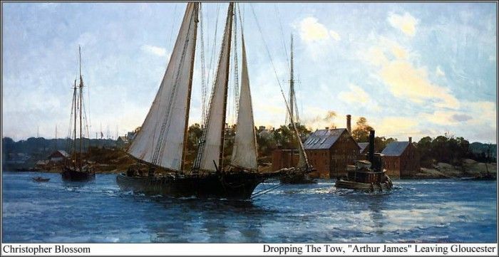 p Christopher Blossom Maritime Art 26. Blossom, 