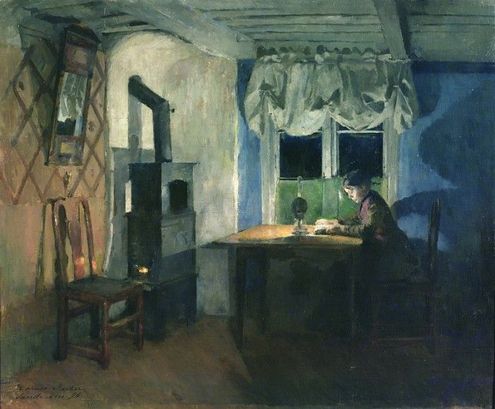 By Lamplight. (1890). , 