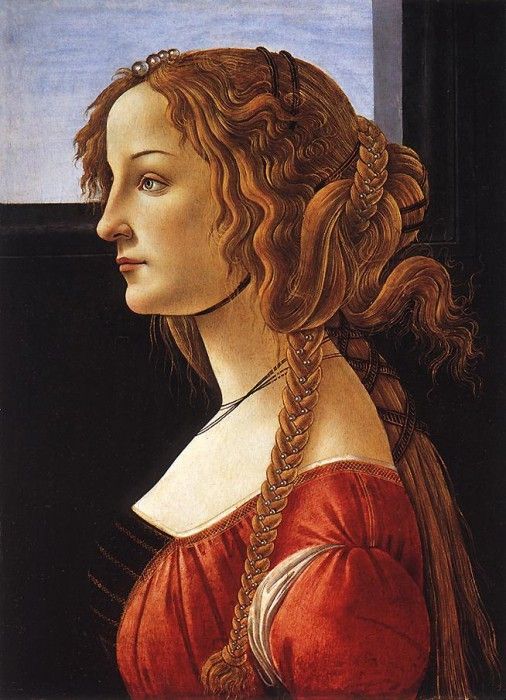 Portrait of an young woman EUR. , Alessandro