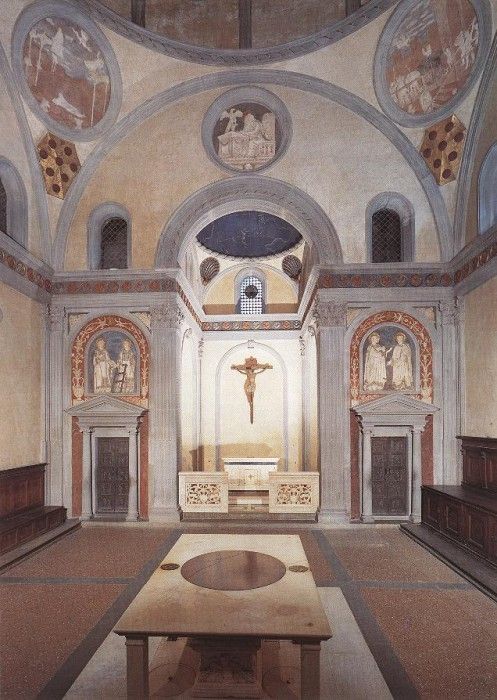 Brunelleschi Old Sacristy. , 