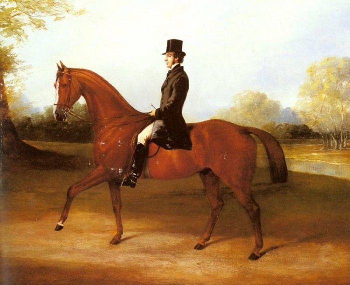 Barraud Henry Richard Paget Of Cropston Leicester On A Bay Hunter. , 