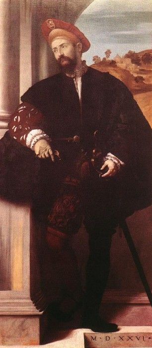 MORETTO da Brescia Portrait Of A Man 1526. ,  