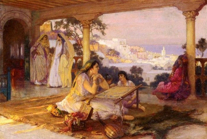 Bridgman Frederick Arthur An Eastern Veranda. ,  