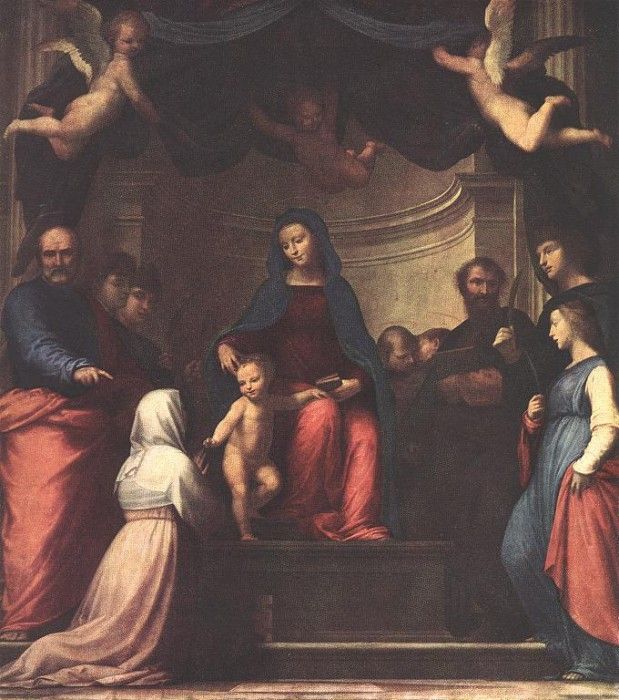 BARTOLOMEO Fra The Marriage Of St Catherine Of Siena. , 