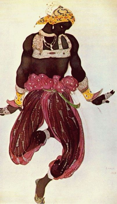 bakst scheherazade negre-argent 1910. , 