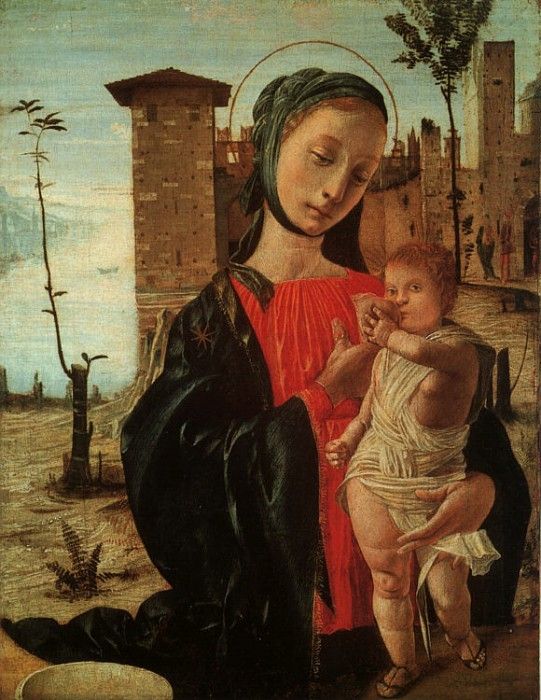 Bramantino Virgin & Child, oil and tempera on panel, Museum . Bramantino