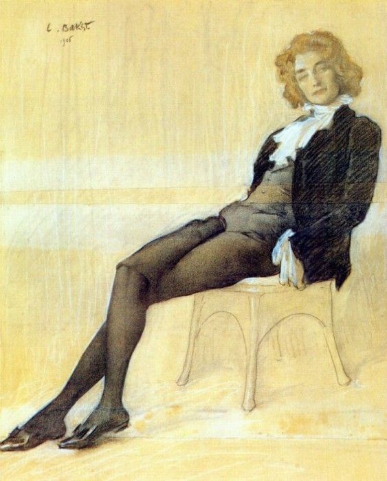 bakst the poet zinaida gippius 1906. , 