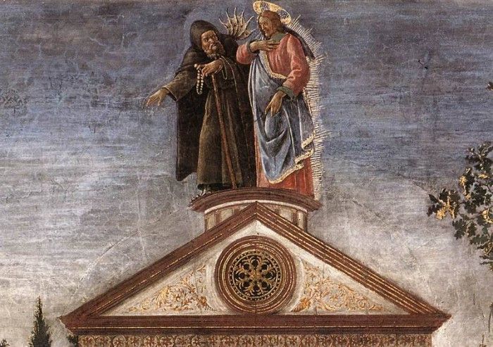 Botticelli The Temptation of Christ detail 5. , Alessandro