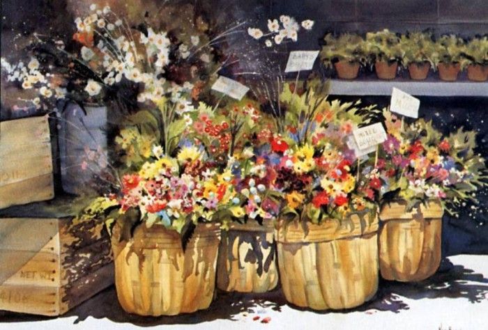Kay Barnes - The Flower Market, De. , Kay