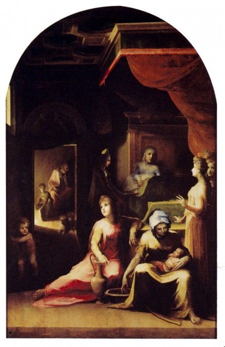 Beccafumi Domenico Birth Of The Virgin. , 