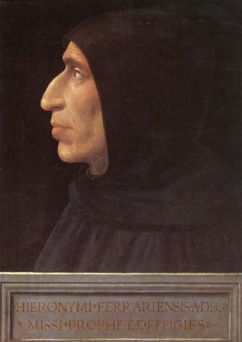Bartolomeo Fra Portrait of Girolamo Savonarola c1498. , 