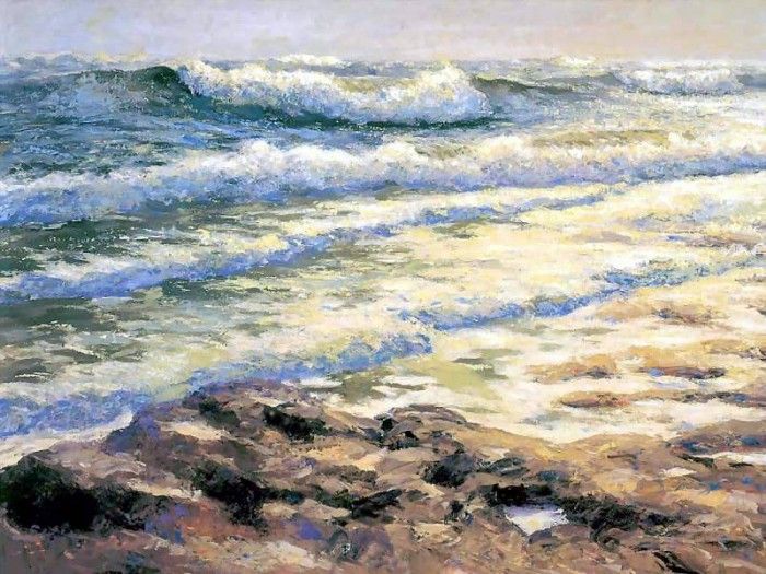 gentle breezes csg051 ocean at blowing rocks. ,  