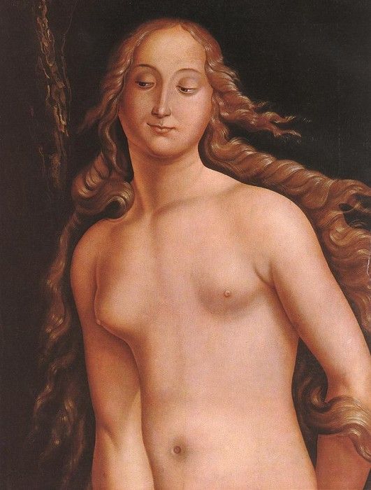 BALDUNG GRIEN Hans Eve detail.  Grien, 