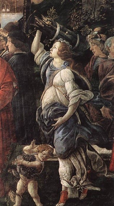 Botticelli The Temptation of Christ detail 4. , Alessandro