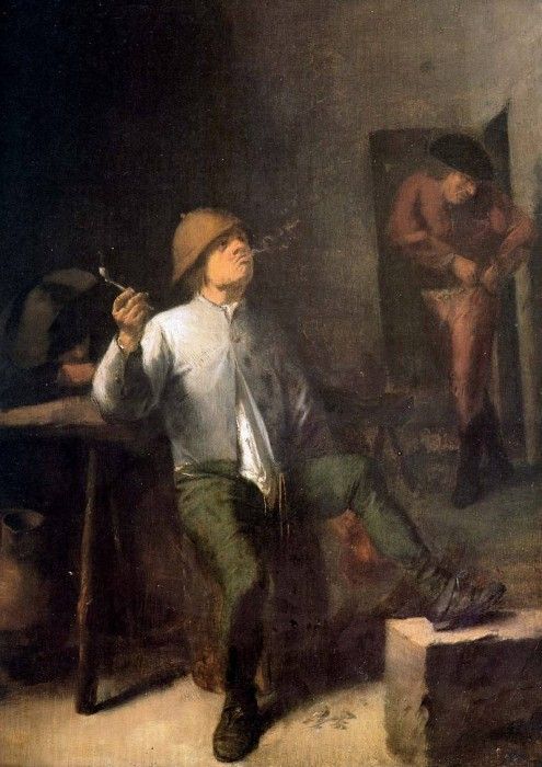 Brouwer Adriaen The smoker Sun 2. , 