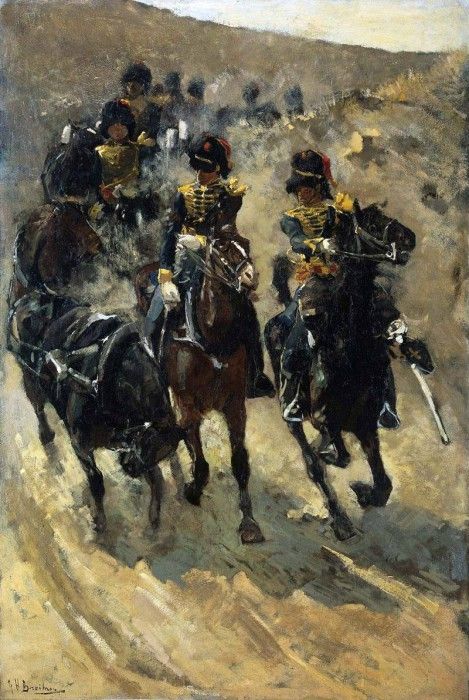 Breitner George Hendrik Riding Artillery Sun.   