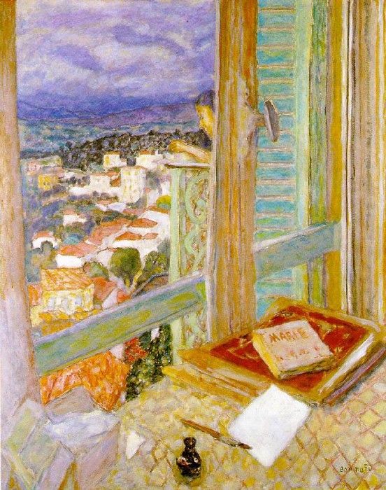 Bonnard La fenetre, 1925, 108.6 x 88.6 cm. , 