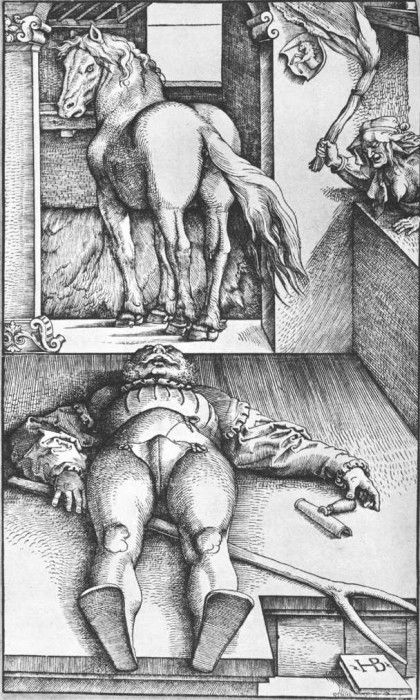 BALDUNG GRIEN Hans The Groom Bewitched.  Grien, 
