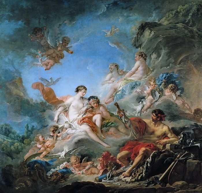  [The Forge of Vulcan, or Vulcan presenting arms for Aeneas to Venus] 1757. , 