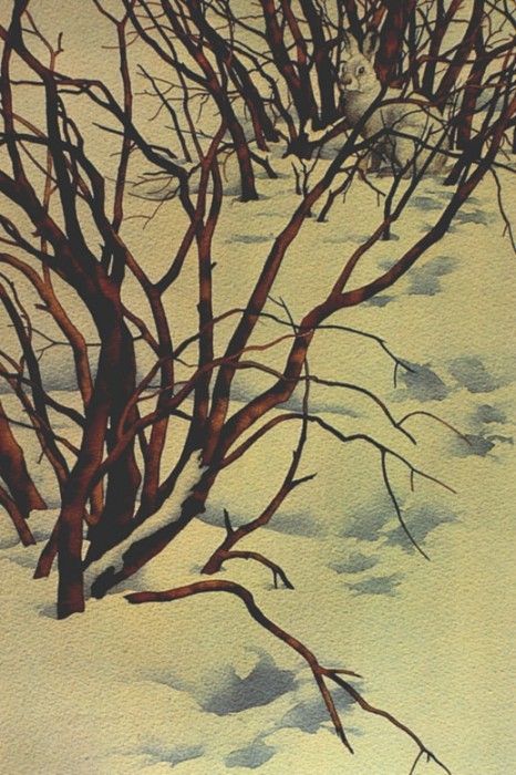 lrs Snowshoe  Tracks Bev  Doolittle.  