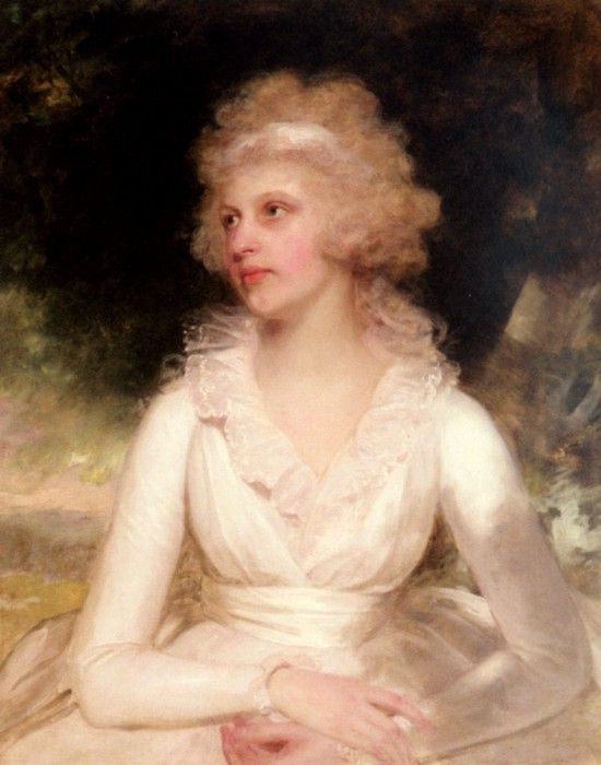 Beechey Sir William Portrait Of Sophia Anne Raymond Barker. , 