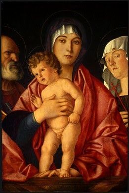 BELLINI,G. MADONNA AND CHILD WITH SAINTS, C. 1490, NGW. , 