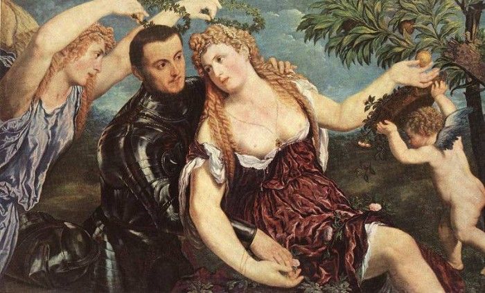 BORDONE ALLEGORY WITH LOVERS, WIEN. 