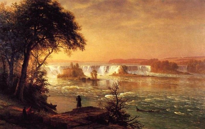 Bierstadt Albert The Falls of St. Anthony. , 