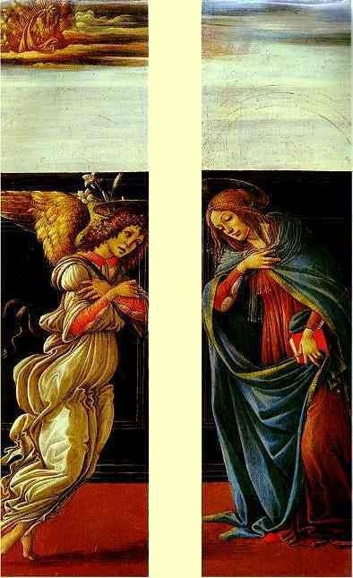 Alessandro Botticelli - The Annunciation. , Alessandro