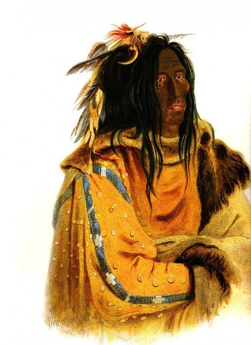 Tna 0033 Mehkskeme-Sukahs Blackfoot Chief KarlBodmer, 1833 sqs. , 