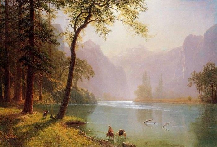 Bierstadt Albert Kern-s River Valley California. , 