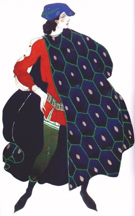 bakst le-martyre-de-saint-sebastien ida-rubinstein-as-st-sebastian 1911. , 