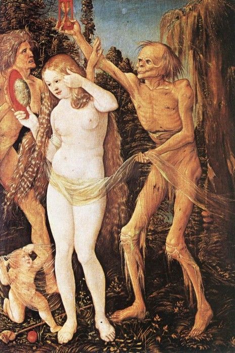 BALDUNG GRIEN Hans Three Ages Of The Woman And The Death.  Grien, 