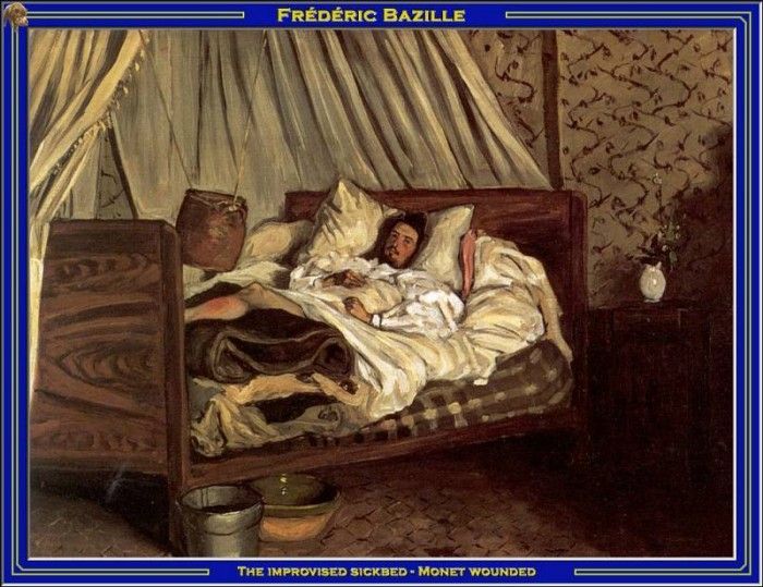PO Vp S2 36 Bazille The improvised sickbed. , 
