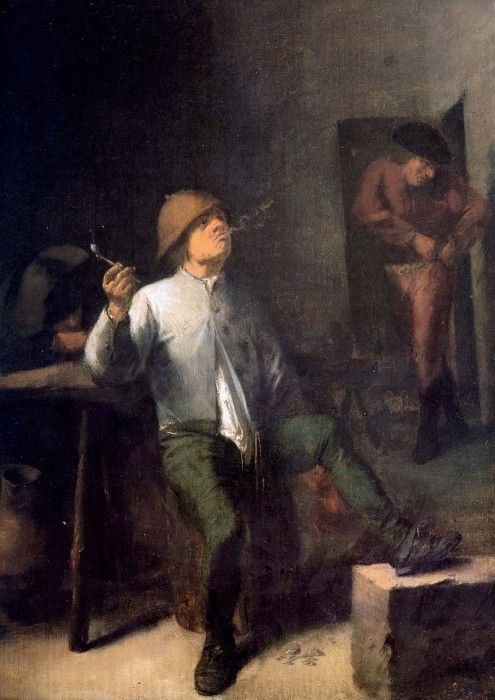 Brouwer Adriaen The smoker Sun. , 