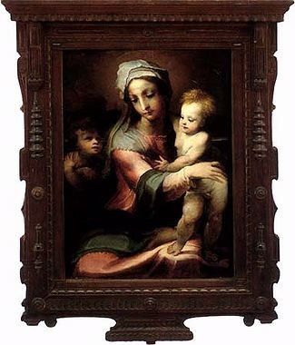 Beccafumi Madonna and Child with St John the Baptist, c. 154. , 