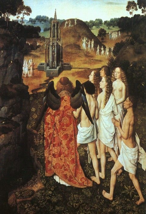 Bouts,D. The Way to Paradise, 1450, oil on wood, Musee des B. , Dieric