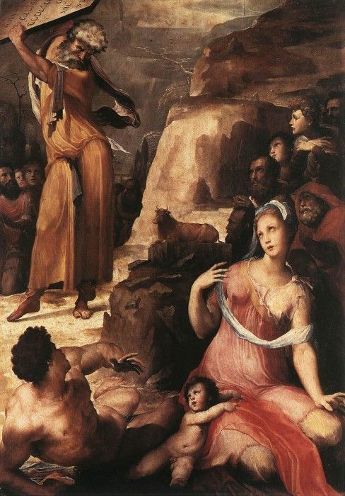 BECCAFUMI Domenico Moses And The Golden Calf. , 
