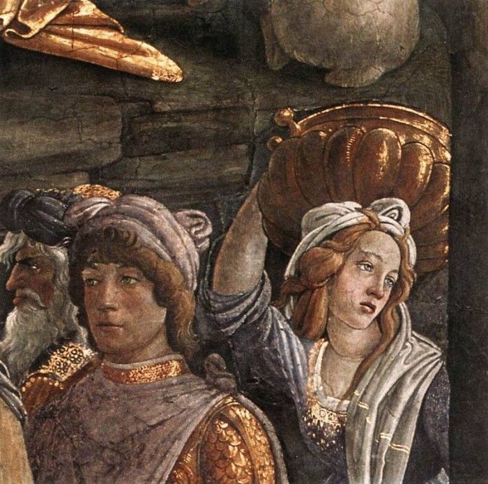 Botticelli Scenes from the Life of Moses detail 4. , Alessandro