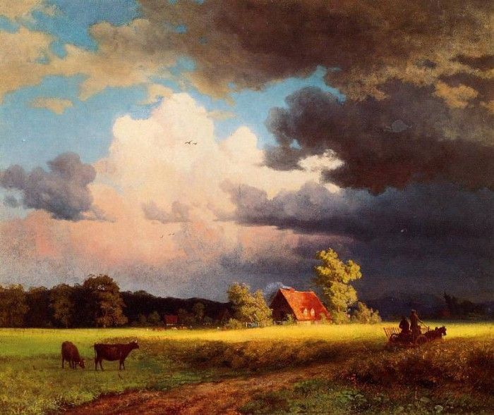 Bierstadt Albert Bavarian Landscape. , 