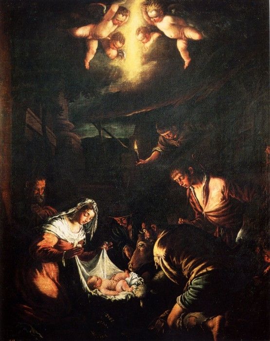 Bassano Jacopo The Adoration Of The Shepherds. ,    
