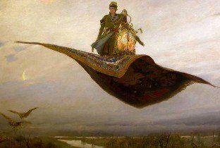 Картина Васнецова «Ковер-самолет»